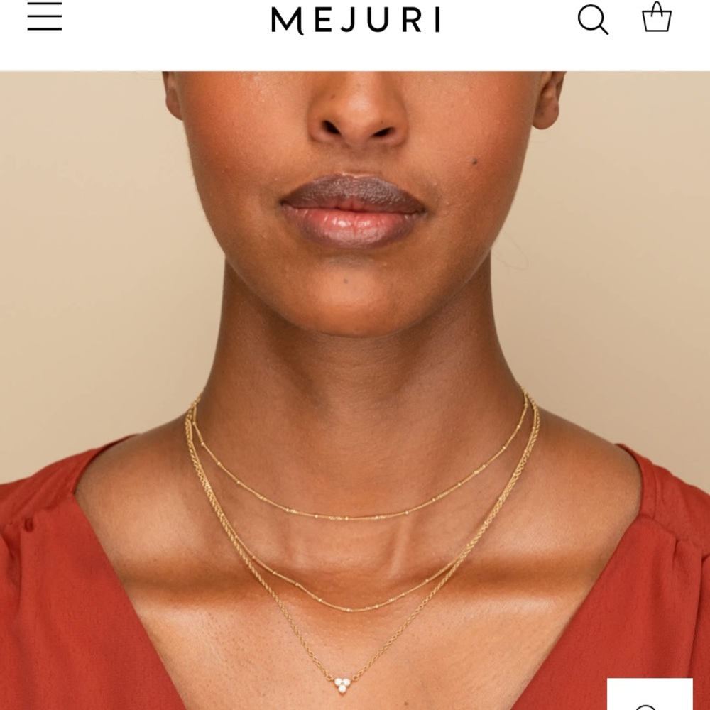 Mejuri Lotus Necklace